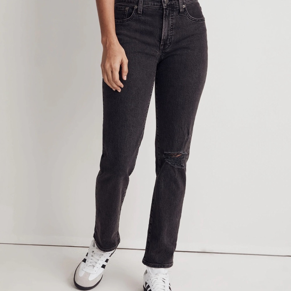 Madewell, The Mid-Rise Perfect Vintage Straight Jean in Rosella Wash - Picture 3 of 12